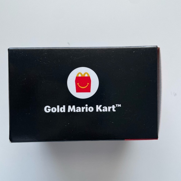 2024 McDonald's Happy Meal Toy, Gold Mario from Mario Kart 8 Deluxe - Picture 2 of 5